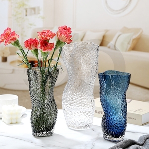 แจกันแก้วลายหยดน้ำไม่สม่ำเสมอ - Product Image 2