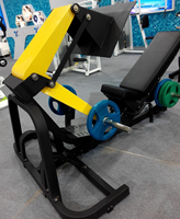Machine commerciale de presse de jambe de 45 degrés d'entraînement de force chargée par plat de musculation de gymnase
