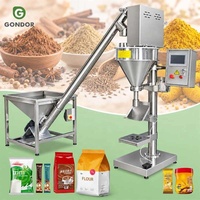 Machine de remplissage et d'emballage 5 VFFS pour sachets stand-up de 10 kg et 500 g, pour café en poudre, lait, granulés, farine et épices