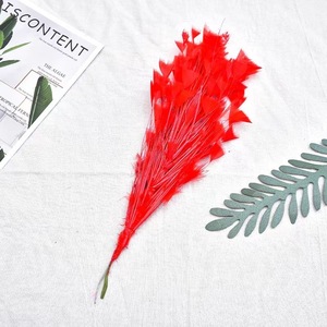 Guniea <span class=keywords><strong>fowl</strong></span> Tước coque lông hoa gắn kết cho vật làm mũ fascinators - Product Image 4