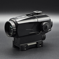 Tactical Sight 1x25mm Prism Scope Red/Green Reticle Aluminum Alloy Illumination 10 Brightness Levels Wide Field View Hunting