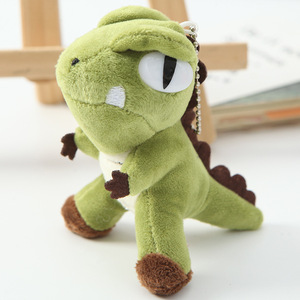 Porte-clés dinosaure en peluche mignon <span class=keywords><strong>de</strong></span> 10 cm pour femmes et filles, porte-clés Tyrannosaurus moelleux, jouet pour enfants, cadeau pour machine à grue - Product Image 1