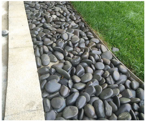 Granulats de roche durables pour la construction de routes et de paysages de parcs, pierre de rivière noire - Product Image 2