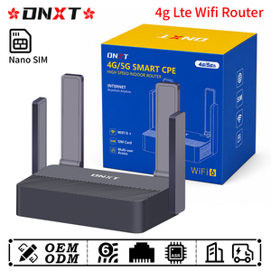 Router DNXT 4G de 2.4GHz Cat4 300Mbps, router wifi 6 mini, router wifi 4G con tarjeta SIM, Tipo-C, 3000mAh, para oficina. - Product Image 1