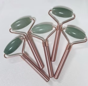 Nhỏ kích thước nhỏ tự nhiên màu xanh lá cây Aventurine Jade Eye Ice lăn - Product Image 5