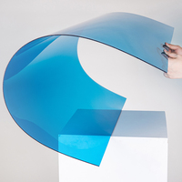 Plaque en polycarbonate transparente 30,5 cm x 45,7 cm x 1,57 cm (1/16 po) moderne, résistante aux chocs, facile à découper et à plier, avec revêtement anti-UV pour toiture extérieure et parcs