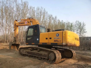 Excavatrice chenillée R305LC-7 Hyundai d'occasion d'origine coréenne 30 tonnes avec composants de base roulement de pompe à engrenages de boîte de vitesses de moteur - Product Image 5