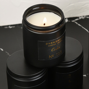 Bougie bocal en verre personnalisée Bougies en cire de soja parfumées personnalisées avec marque privée et boîte-cadeau - Product Image 4