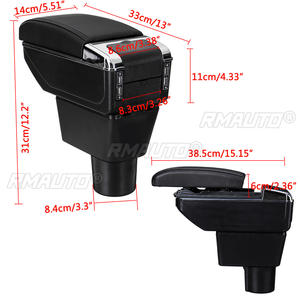 Accoudoir double couche pour Renault Duster 2010-2015, boîte de rangement en cuir PU avec 7 ports USB pour Nissan Terrano 3 2014-2018 - Product Image 6