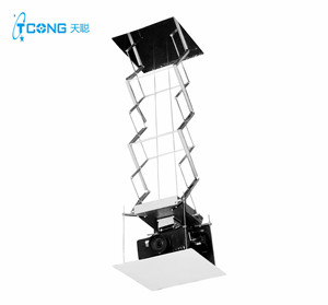 プロジェクションスクリーン用プロジェクターマウントブラケット付きリモコン電気天井隠しマウント電動プロジェクターリフト - Product Image 3