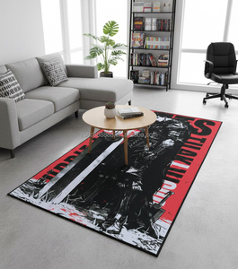 Tapis et moquette <span class=keywords><strong>Berserk</strong></span> Guts Anime en polyester doux, moelleux, lavable, antidérapant, décoration d'intérieur, tapis de sol - Product Image 3
