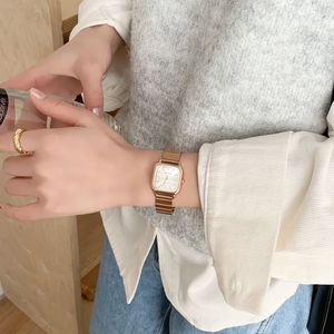 Ladies' Luxury Quartz <strong>Watches</strong>, Steel Dials, and square Bamboo <strong>Watches</strong>, Simple and Compact Women's <strong>Watch</strong> - Product Image 4