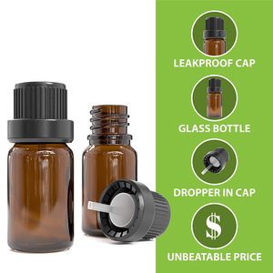 5Ml <span class=keywords><strong>10Ml</strong></span> 15Ml 20Ml 30M 50Ml 100Ml Hổ Phách Glass Oil Bottle Với Dropper Tip Tinh Dầu Chai Với Tamperproof <span class=keywords><strong>Cap</strong></span> - Product Image 3