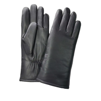 Gants en cuir de mouton véritable avec doublure en fourrure d'agneau véritable extrêmement froide
