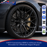 Jantes forgées monobloc personnalisées en satin noir de qualité supérieure, à rayons en Y, 5x112, pour BMW M5 F90 G90 Competition Sedan