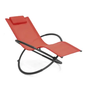 Tumbona plegable de aluminio para niños, silla de playa con almohada, sin gravedad, orbital, para exteriores, novedad de 2022