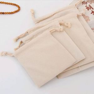 Eco Friendly Cotton Canvas Drawstring Promotions Bag <b>String</b> Dust Bag With Custom Design - Product Image 5