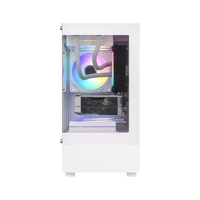 Sea View Steel White Mini Tower Computer PC Gaming case Gamer Desktop Game Chassis