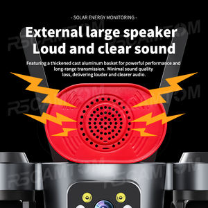 Caméra de sécurité intelligente 4G avec carte SIM, caméra de surveillance extérieure PTZ à quatre objectifs, suivi automatique 20MP, sans fil, réseau - Product Image 5