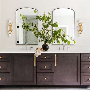 Applique murale moderne <span class=keywords><strong>en</strong></span> albâtre, décoration d'hôtel de luxe, style Art Déco, cadre <span class=keywords><strong>en</strong></span> laiton, forme de pétale, pierre naturelle, LED, grande applique décorée de pierres, modèle Lloyd - Product Image 2