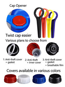 حاوية تعبئة كيميائية فارغة سعة 1 جالون أو 4 لتر أو <span class=keywords><strong>5</strong></span> لتر، بتصميم مربع، علبة وقود، برميل بنزين، دلو لتخزين المياه - Product Image 5