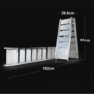 ZAP0740- Rampa para Motocicleta, Rampa de Aluminio para ATV, Rampa para Silla de Ruedas, Escalera de Aluminio, Caja de Herramientas de Aluminio - Product Image 5