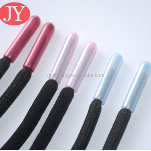 chroma pearlized plastic aglet polyester rope with lace aglet tipping custom hoodies aglet ends