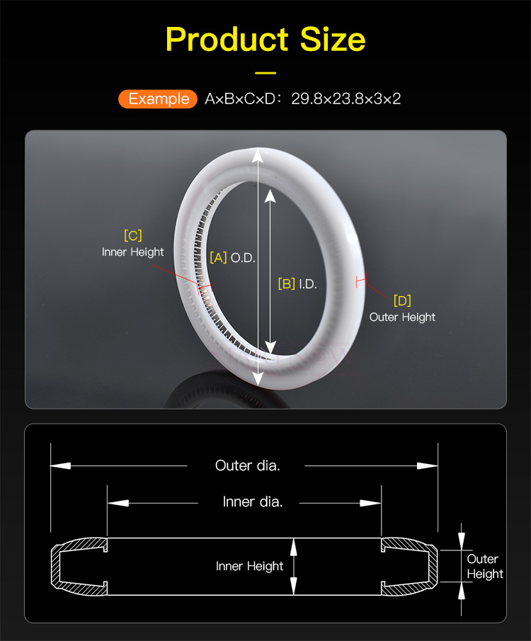 Startnow Laser Seal Ring O-ring Washer for Protective Windows Lens on Raytools AG Fiber Laser Head 1064nm BT240 BT230 PTFE White