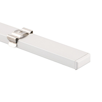 Modèles communs LED plafonnier avec 15*6mm profilé en alliage d'aluminium encastré dissipateur de chaleur profilé d'extrusion de LED