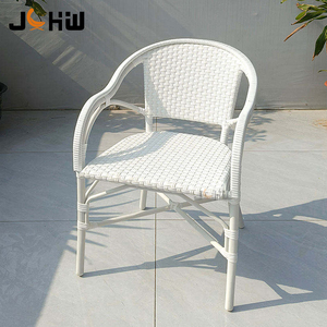 Chaise de <span class=keywords><strong>bistrot</strong></span> <span class=keywords><strong>en</strong></span> rotin PE durable et légère pour hôtel, jardin, café, restaurant, mobilier de jardin moderne et coloré - Product Image 6