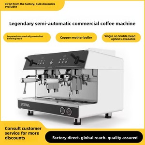Máquina de Café Comercial Legend de Doble Grupo E61 con Intercambiador de Calor, Semiautomática, con Potente Espumador de Leche - Product Image 3
