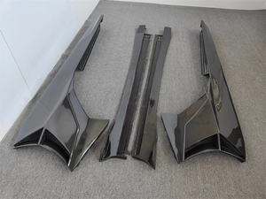 Utilisé pour Lamborghini <span class=keywords><strong>Aventador</strong></span> Lp700 modification SVJ style jupe latérale en fibre de carbone quatre pièces kit carrosserie - Product Image 5