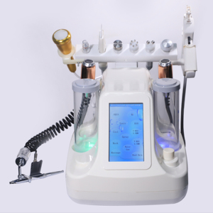 Портативный Аппарат для очистки лица 12 в 1 с кислородной струей воды и радиочастотным лифтингом лица, аппарат для очистки лица от воды