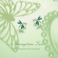 925 bijoux en argent Sterling boucle d'oreille bijoux fins en gros faisant fleur papillon oiseau amour goujon pour femme boucles d'oreilles