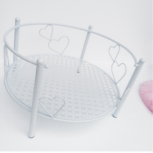 Wrought Iron <strong>Pet</strong> <strong>Bed</strong> Sofa Vintage French Country Small Dog Cat - Product Image 4