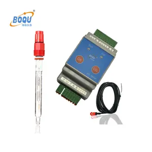 Conector industrial de ph5806 s8 e as9, sensor industrial de eletrodo do ph da sonda e do revestimento de vidro inline