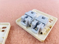 Boîte de jonction de connexion de fil téléphonique de Rosette RJ11 CAT3 2P2C sec ou gelée remplie 1 port 2 port échantillon prix d'usine gratuit