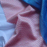 Tissu en maille polyester FDY uni, léger et respirant, 11*1, pour doublure de vêtements de sport, rembourrage et textiles de maison