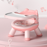 Chaise haute portable pour bébé certifiée CE avec coussin sonore, siège d'alimentation pour enfants de 0 à 6 ans, OEM disponible