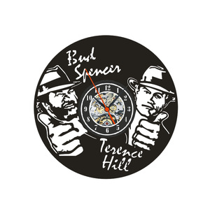 Reloj de Pared Personalizado con Impresión de Disco de Vinilo, Aguja de Cuarzo Hueca, Diseño Creativo para Niñas, Decoración Retro para Sala de Estar y Hogar - Product Image 5