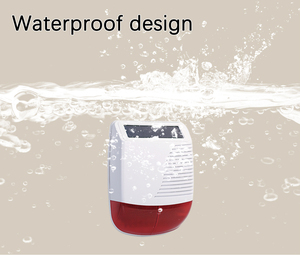 433Mhz còi báo động ánh sáng nhấp nháy không dây an ninh nhà không thấm nước ngoài trời năng lượng mặt trời báo động - Product Image 5