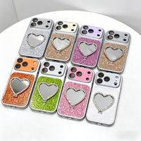 Nouvelle coque de téléphone artisanale en acrylique pailleté anti-traces de doigts 2026 pour iPhone 17 Pro Max et pour 16 15/14