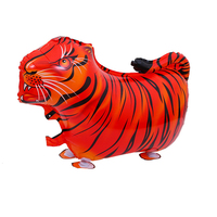 Ballon amusant pour animaux de compagnie, dessin animé, gonflable, marche, kangourou, hélium, taille réelle, rebond, animaux de la Jungle, pour anniversaire d'enfants