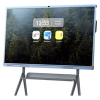 Tableau blanc interactif intelligent 110 pouces 4K avec écran tactile, écran plat interactif pour l'enseignement scolaire