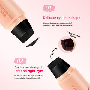 <span class=keywords><strong>Eyeliner</strong></span> Liquido YANGMEI OEM Impermeabile <span class=keywords><strong>a</strong></span> <span class=keywords><strong>Lunga</strong></span> Durata, 2 Colori, Doppia Punta Rotante con Timbro per Bellezza Femminile - Product Image 3