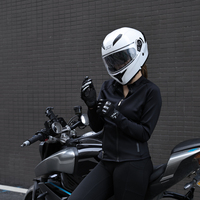 Casque de moto modulaire homologué DOT, ABS, rabattable, intégral, avec double visière, fermeture rapide, toutes saisons, pour homme/femme