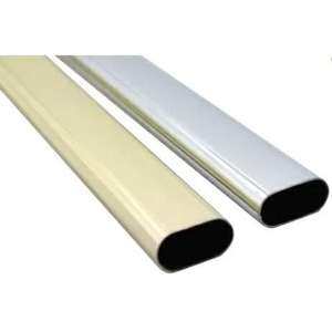 Tube ovale chromé taille 15X30mm produit matériel 2 MT - Product Image 1