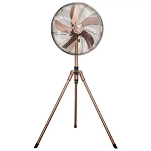 Industrial Stand Fan High Quality Household 5 Blade 3 Legs Oscillating Adjustable Height 16 Inch Metal Floor Electric Industrial Tripod Stand Fan