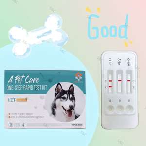Un test de diagnostic de soins pour animaux de compagnie Prueba Es CPV + CCV + GIARDIA personnalisé Parvo/ Giardia pour chien - Product Image 3
