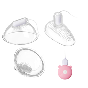 Capezzolo ventosa tazza capezzolo 3 in 1 giocattolo adulto vibratore capezzolo pompa seno clitorideo stimolatore femminile masturbazione massaggio vibratore - Product Image 1